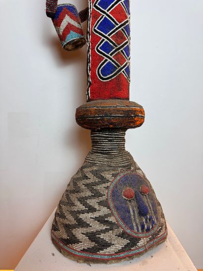 PRESTIGIOUS FEMALE FIGURE HOLDING A CUP,...