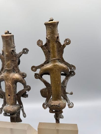 Pair of Edàn Ogbóni Ritual Scepers
Yoruba...