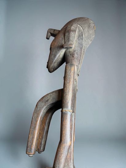 SEATED FEMALE STATUE - Southern Mali, Northern...