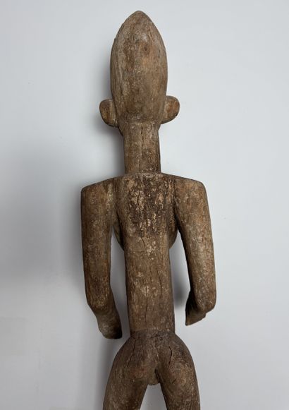 FEMALE STATUE, LOBI, BURKINA FASO Wood with...