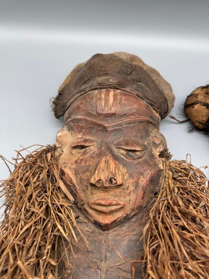TWO MBUYA MASKS - DR Congo - Pende
Mid-20th...