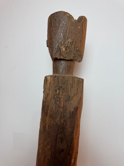 ANTHROPOMORPHIC PILLAR STATUE
Mid-20th century....