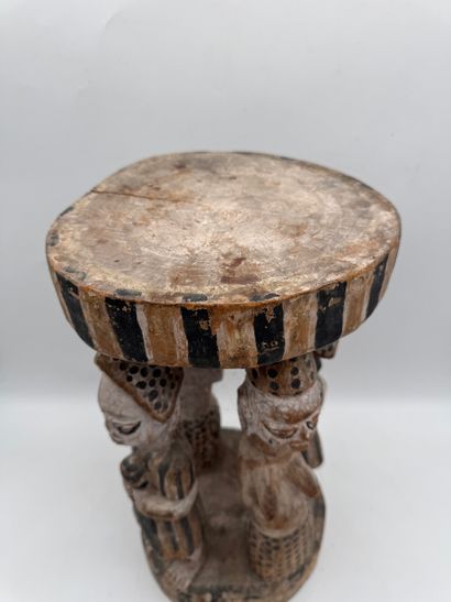 CARIATID STOOL - Nigeria - Yoruba
Late 19th...