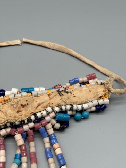 BEADED BELT (DR CONGO OR CAMEROON) 
Fabric,...