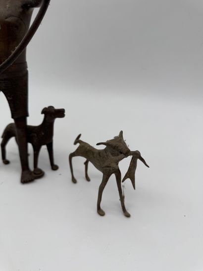 BOWHUNTER AND HIS DOGS - Mali - Bamana?
Mid-20th...