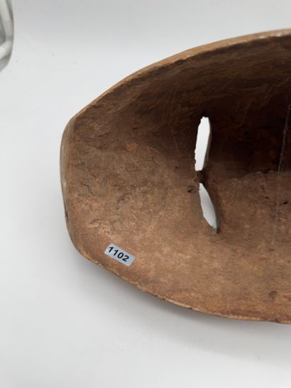 MASK WITH A FIGURE ON TOP
Mid-20th century....