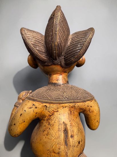 PAIR OF ANTHROPOMORPHIC FIGURES - Grasslands,...
