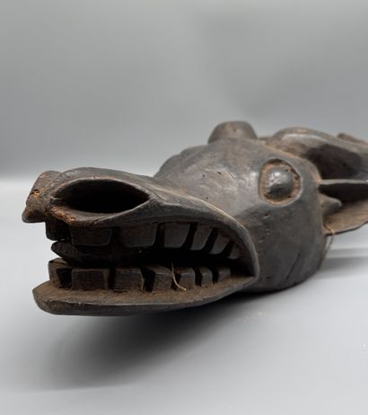 BUFFALO HELMET MASK - Grasslands, Cameroon...