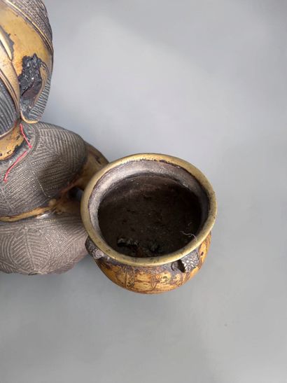 PAIR OF ANTHROPOMORPHIC FIGURES - Grasslands,...