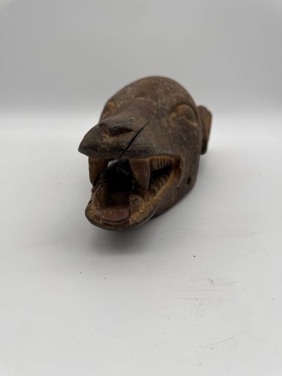 HEADDRESS MASK, BUFFALO - Cameroon - Bamileke
Mid-20th...