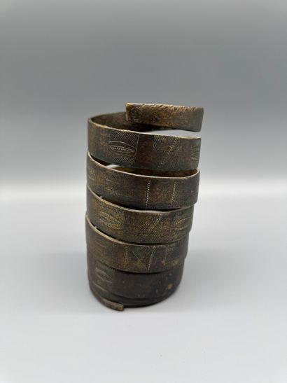 COIN BRACELET, TEKE (?), DEMOCRATIC REPUBLIC...
