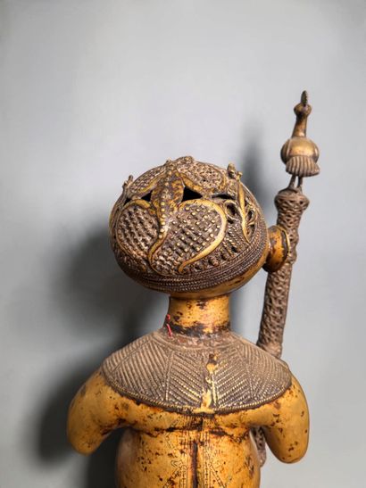 PAIR OF ANTHROPOMORPHIC FIGURES - Grasslands,...