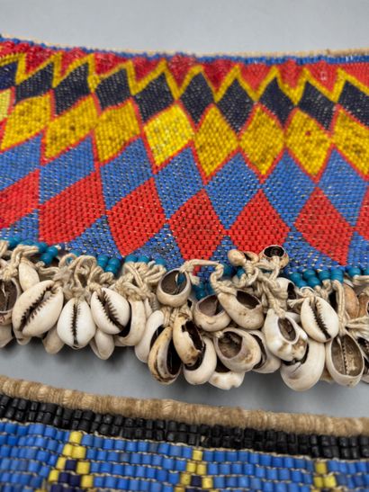 TWO CEREMONIAL APRONS - Mandara Mountains...