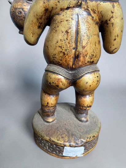 PAIR OF ANTHROPOMORPHIC FIGURES - Grasslands,...