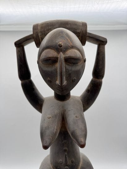 FEMALE STATUE - Ivory Coast, Burkina Faso
Mid-20th...