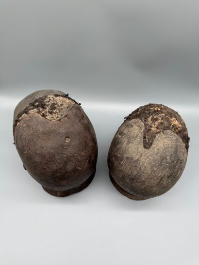 SET OF TWO LIPIKO INITIATION HELMET-MASKS...