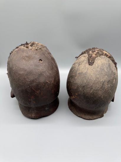 SET OF TWO LIPIKO INITIATION HELMET-MASKS...