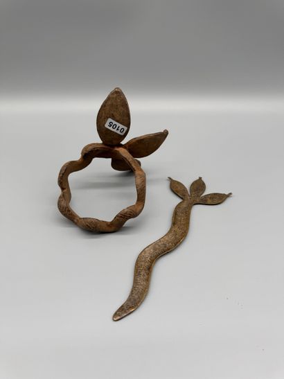 SET OF 2 SNAKE COINS - Nigeria, Benue Valley...