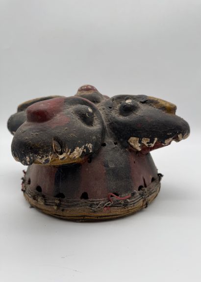 FOUR-HEADED HELMET MASK - Nigeria - Ekoï
Mid-20th...
