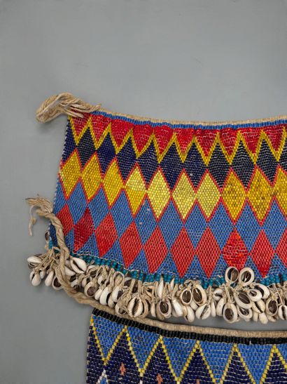 TWO CEREMONIAL APRONS - Mandara Mountains...