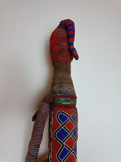 PRESTIGIOUS FEMALE FIGURE HOLDING A CUP,...