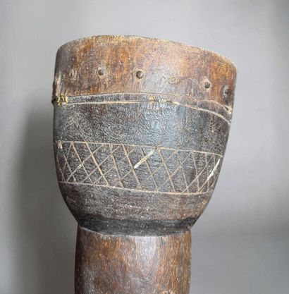 NAILED-SKIN CUP DRUM - Mali - Bamana?
Mid-20th...