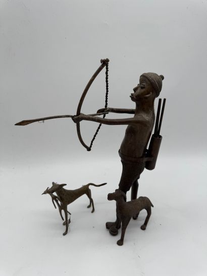 BOWHUNTER AND HIS DOGS - Mali - Bamana?
Mid-20th...