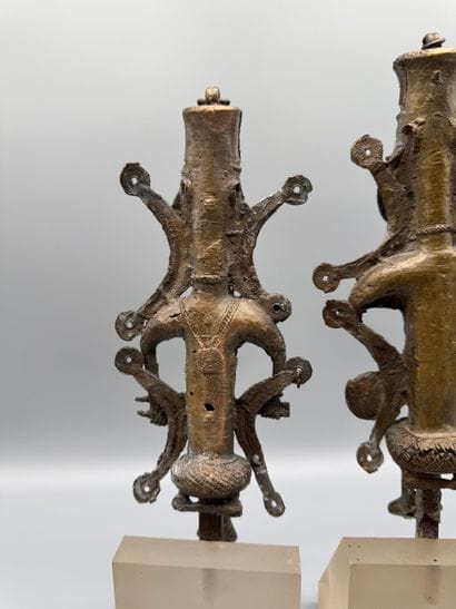 Pair of Edàn Ogbóni Ritual Scepers
Yoruba...