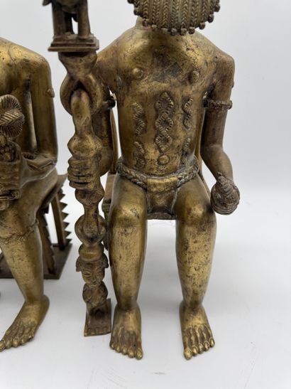 TWO ANTHROPOMORPHIC FIGURES - CAMEROON -...