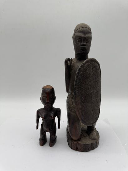 SET OF TWO ANTHROPOMORPHIC FIGURES - AFRICA
Two...