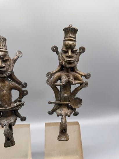 Pair of Edàn Ogbóni Ritual Scepers
Yoruba...