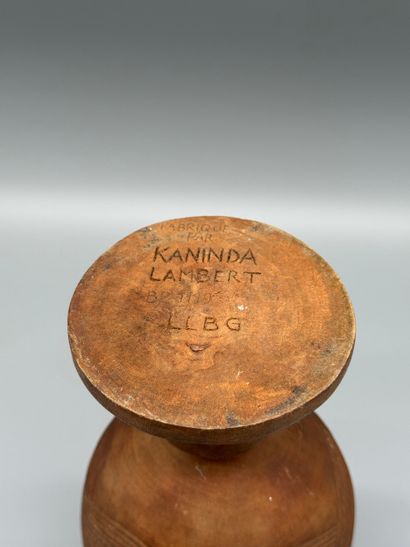 PRESTIGIOUS CUP OR PALM-LEAF WINE GLASS ON...