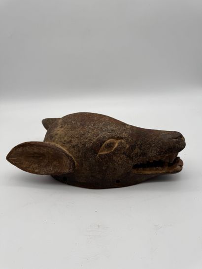 HEADDRESS MASK, BUFFALO - Cameroon - Bamileke
Mid-20th...