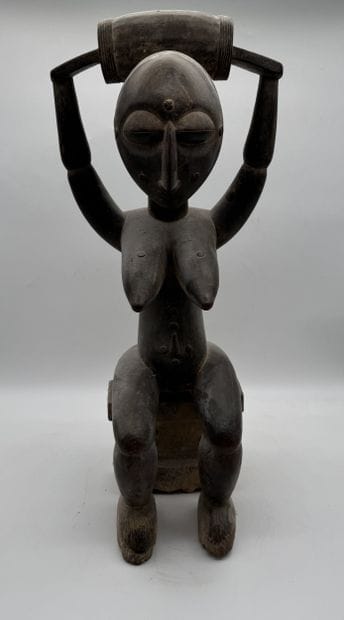 FEMALE STATUE - Ivory Coast, Burkina Faso
Mid-20th...