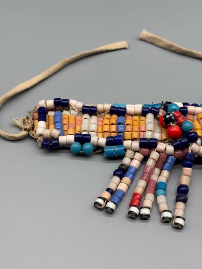 BEADED BELT (DR CONGO OR CAMEROON) 
Fabric,...