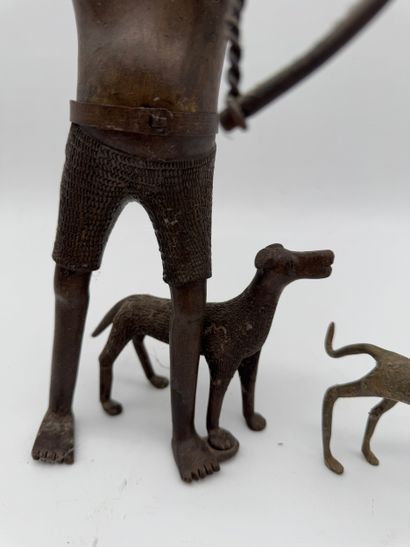 BOWHUNTER AND HIS DOGS - Mali - Bamana?
Mid-20th...