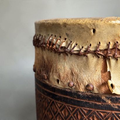 CEREMONIAL DRUM - DR Congo - Kuba
First half...