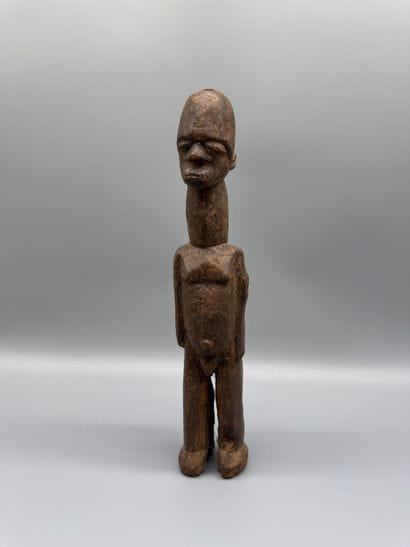 LOBI STATUETTE, BURKINA FASO Wood with a...