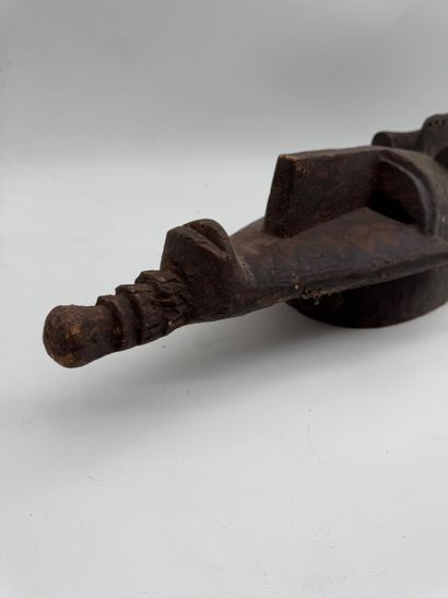 MASK WITH GEOMETRIC PATTERNS - Mali - Malinké?
Mid-20th...