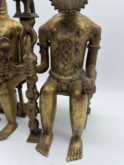 TWO ANTHROPOMORPHIC FIGURES - CAMEROON -...