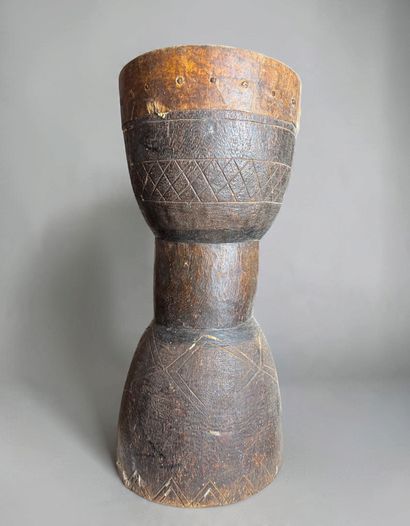 NAILED-SKIN CUP DRUM - Mali - Bamana?
Mid-20th...