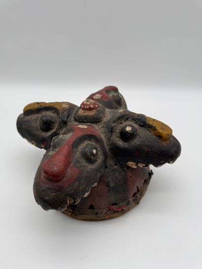FOUR-HEADED HELMET MASK - Nigeria - Ekoï
Mid-20th...