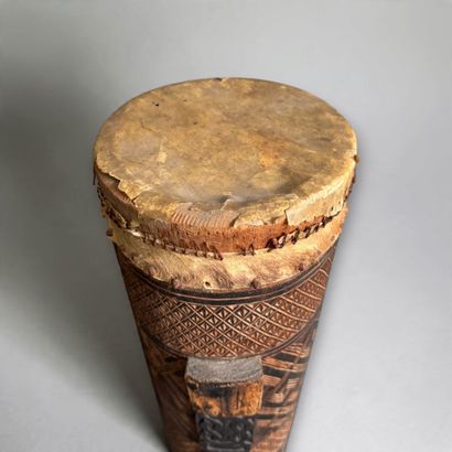 CEREMONIAL DRUM - DR Congo - Kuba
First half...