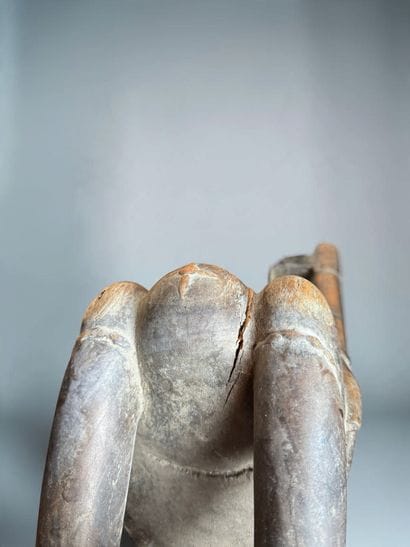 SEATED FEMALE STATUE - Southern Mali, Northern...