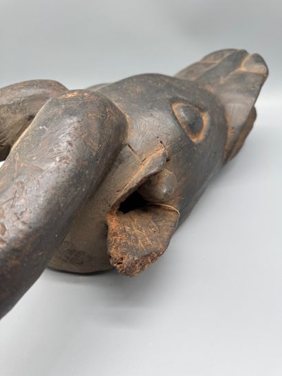 BUFFALO HELMET MASK - Grasslands, Cameroon...
