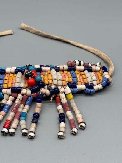 BEADED BELT (DR CONGO OR CAMEROON) 
Fabric,...