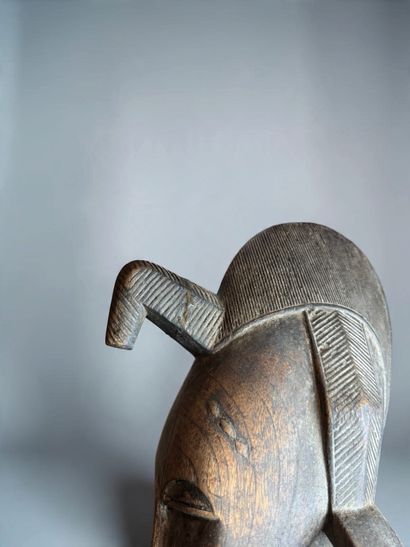 SEATED FEMALE STATUE - Southern Mali, Northern...