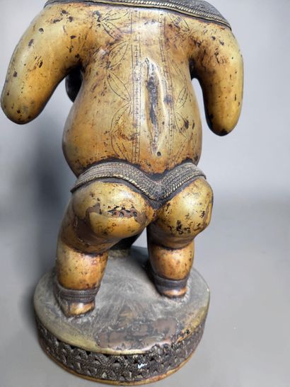 PAIR OF ANTHROPOMORPHIC FIGURES - Grasslands,...