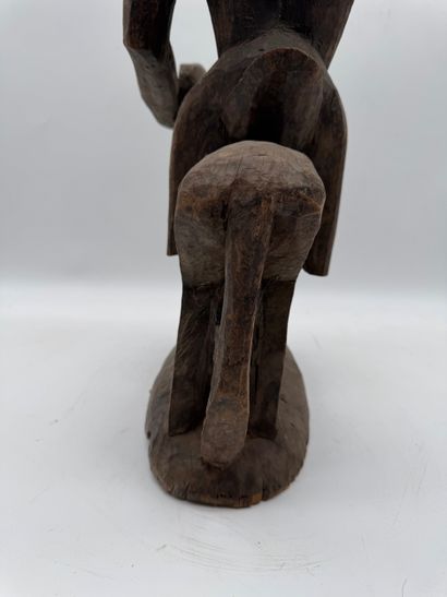 EQUESTRIAN STATUE - Mali - Dogon
Mid-20th...
