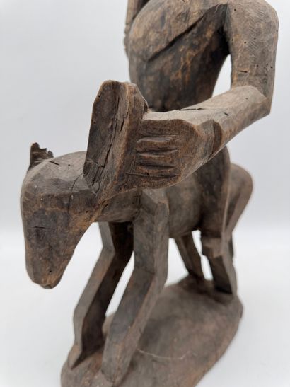 EQUESTRIAN STATUE - Mali - Dogon
Mid-20th...